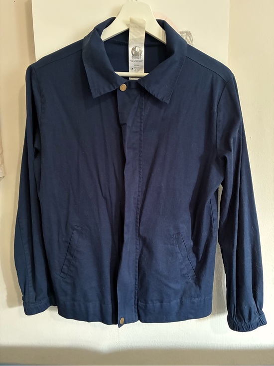 Stranger Things Jackets & Blazers - Stranger Things Lightweight Navy Work Jacket